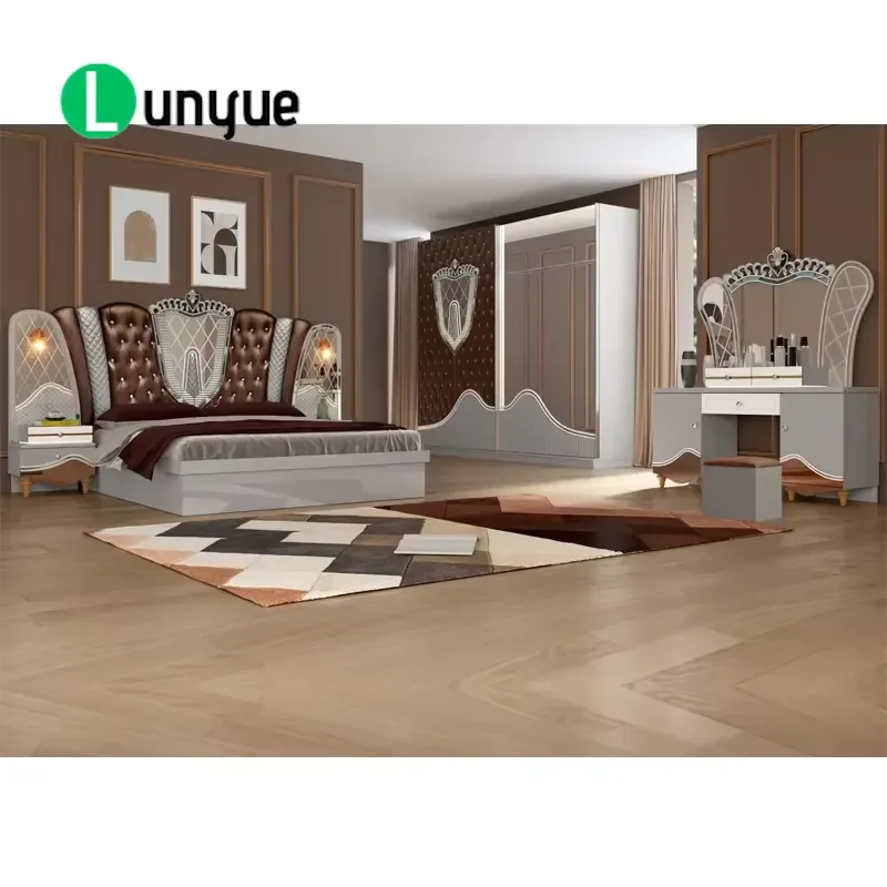 Modern Wardrobe Bedroom Set Furniture Luxury king Bedroom Set Furniture