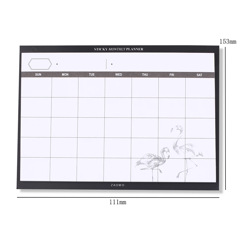 Japanese Sticky Notes Weekly Planners Memo Pad To Do List Check Note Book Agenda Plan Post Notepad Journal Aesthetic Stationery