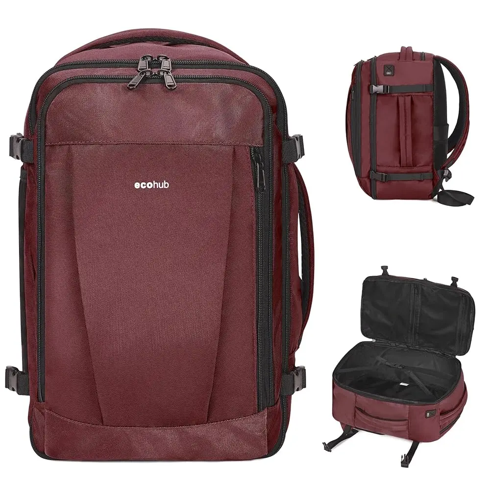 

Travel Backpack 18x14x8 Spirit Airlines Personal Item Bag Carry On Backpack 13 Pockets Large Work Casual Daypack for men Air