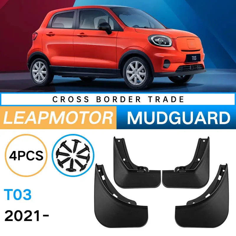 Para Leap Motor T03 2021, guardabarros, guardabarros delanteros y traseros, accesorios exteriores Para Auto