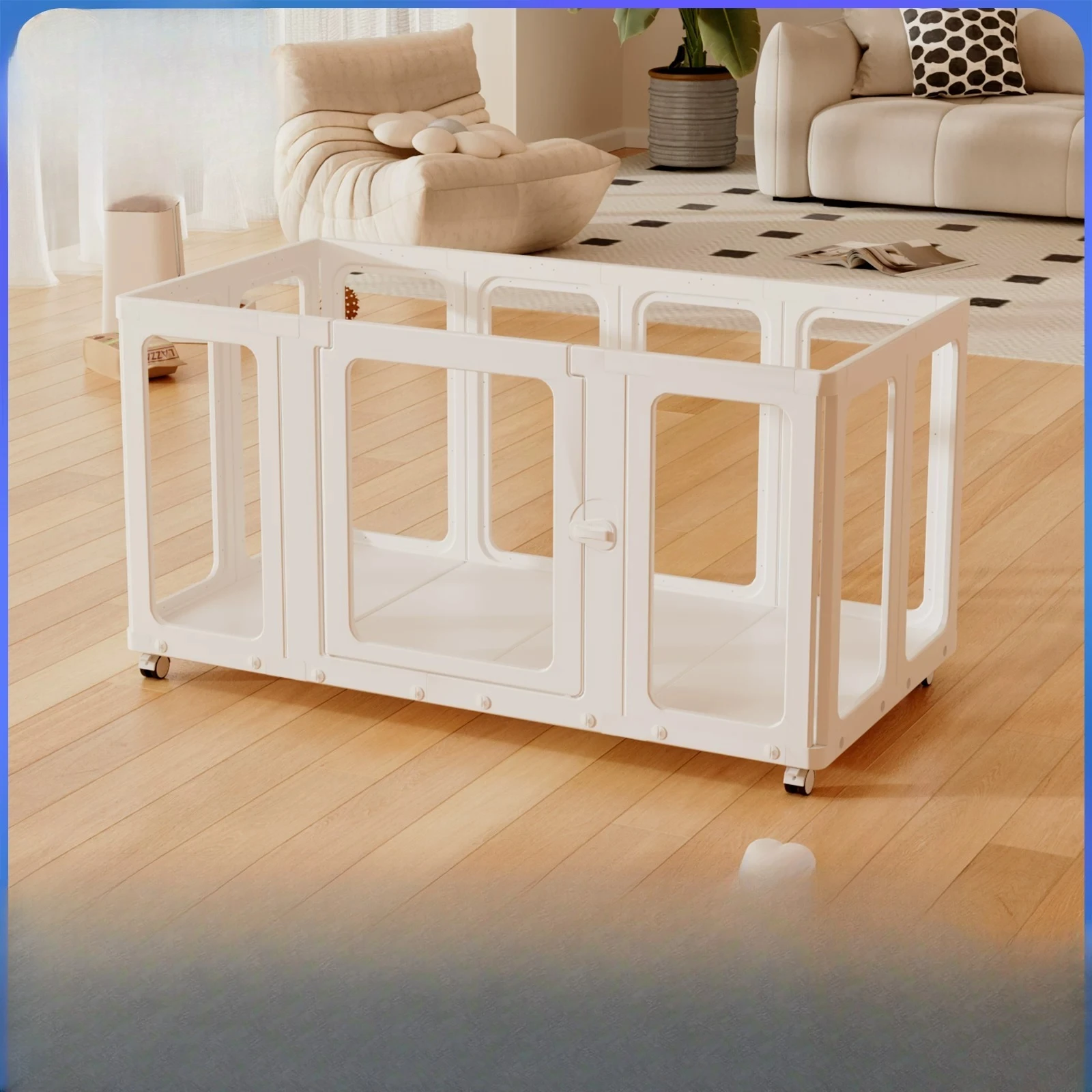

Pet fence dog fence small dog fixed point toilet indoor removable transparent splicing acrylic dog cage