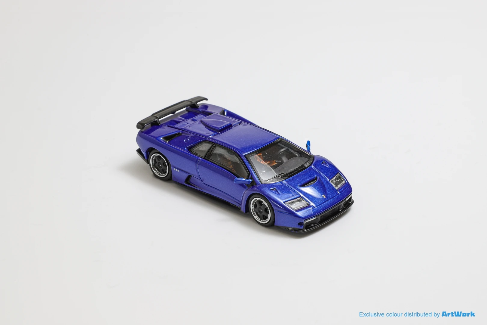 **Pre-order **Stance Hunters 1:64 Diablo GT 1998 Metallic Blue Diecast Model Car