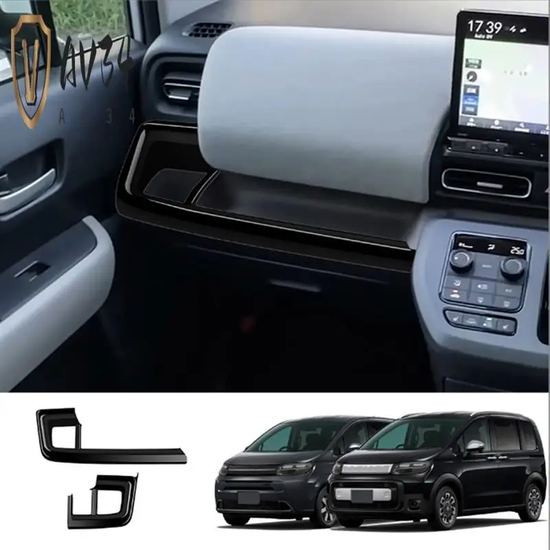 

AV34-Car Dashboard LH&RH Water Cup Holder Frame Center Console Trim Strips For Honda FREED AIR CROSSTAR 2024 RHD