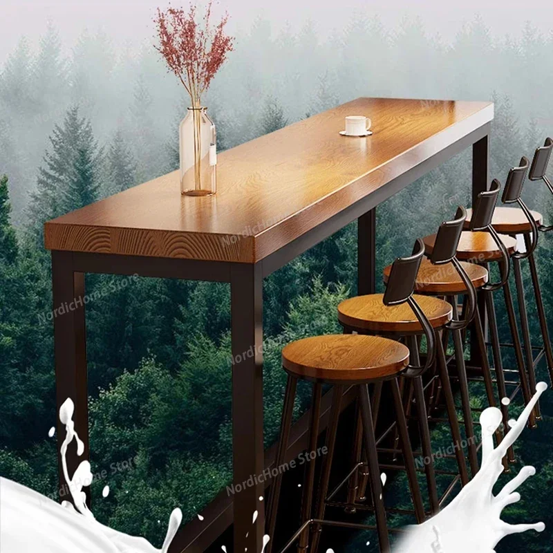 

Round High Cocktail Bar Tables Alcohol Counter Wine Foldable Bar Tables Reception Outdoor Desk Club Furniture
