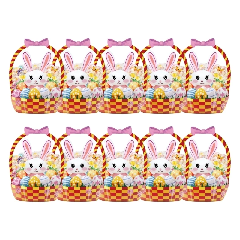 

E06B 4Pcs Transparent Rabbit Themed Snacks Bags Great For Classroom Treat Sharing