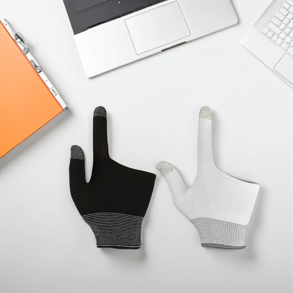 

3Pairs Mobile Gaming Finger Gloves Touchscreen Breathable Sweatproof Finger Sleeve Gloves Lightweight Phone Game Accessories