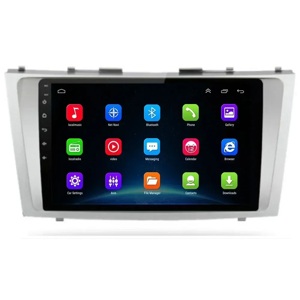 2 Din Android 13 Car Stereo Radio DVD GPS Multimedia Video Player 5G WiFi Camera DSP Carplay For Toyota Camry 7 XV 40 50 2006-11