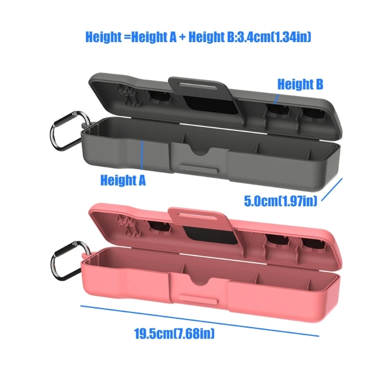 Compactly Storage Case For Pocket 3 Camera Shell With Filter Card Slots