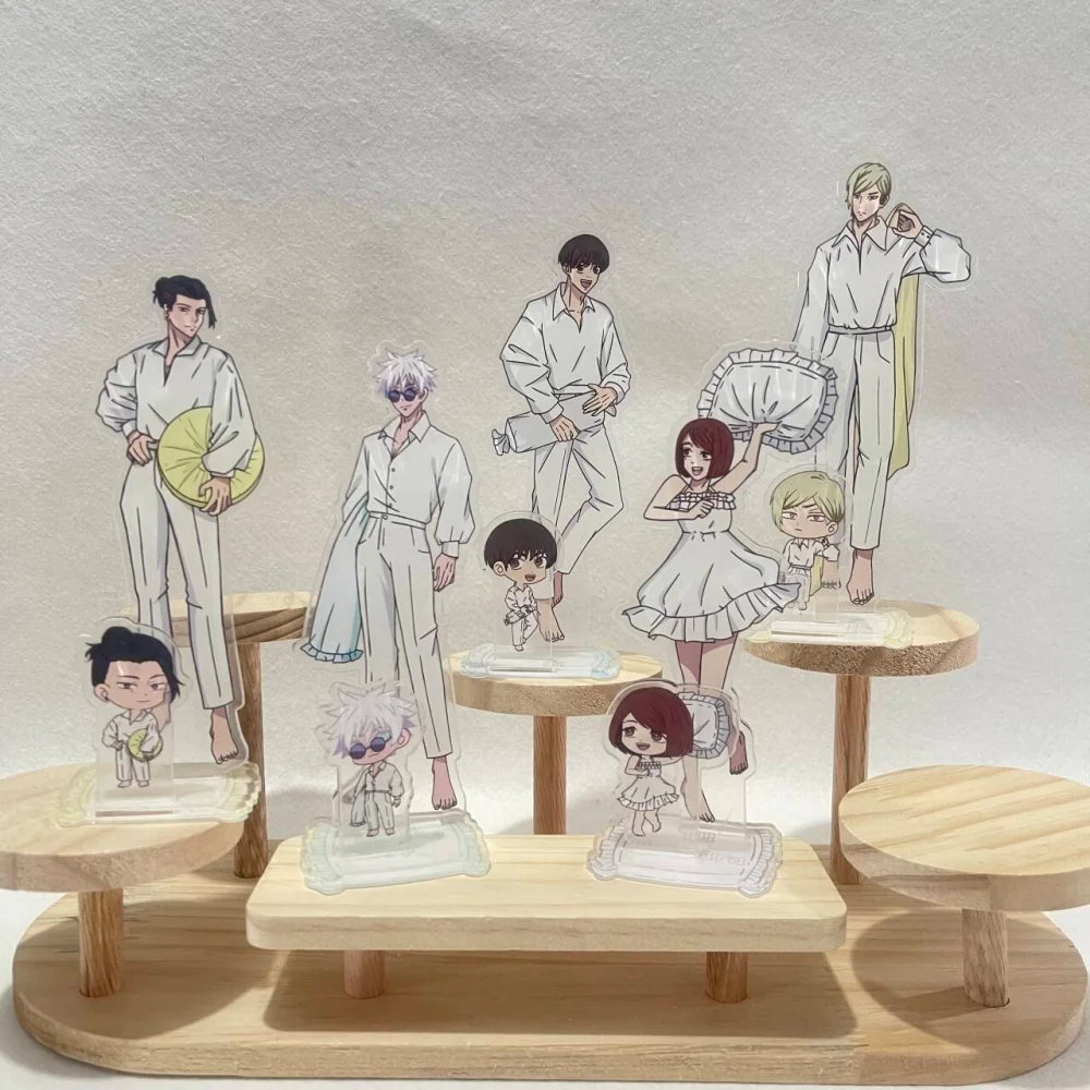 15cm Jujutsu Kaisen Gojo Satoru Acrylic Stand Limitless Technique Thickened Break-Resistant Fan Collection Desk Decor
