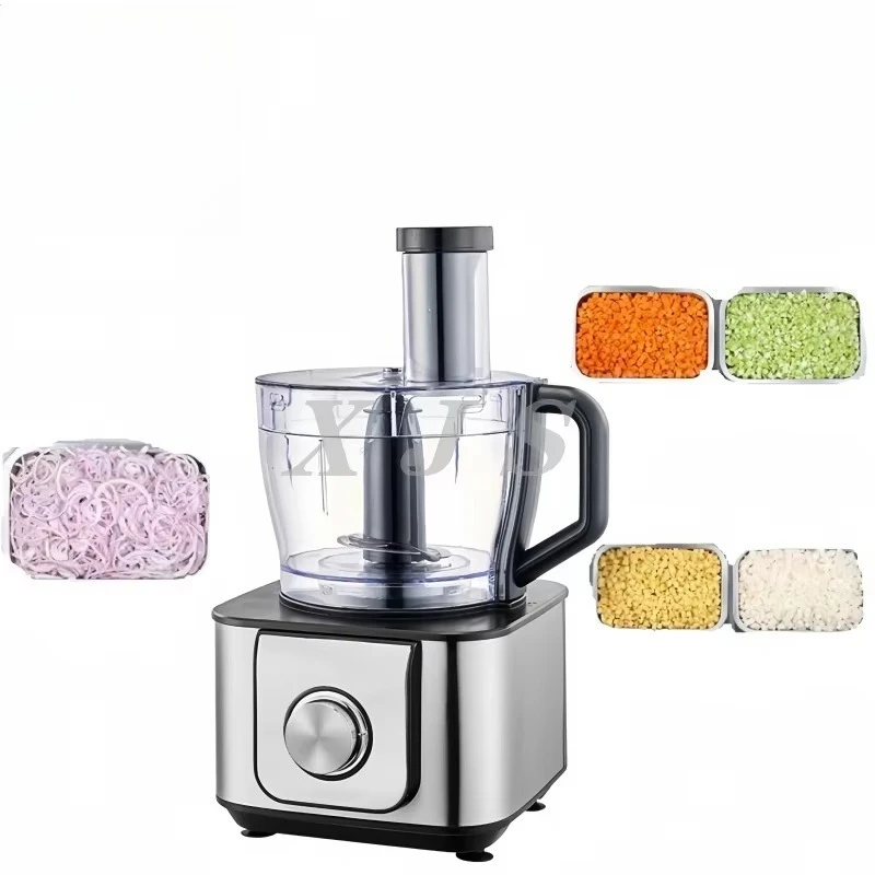 

New Design 10 in 1 Stainless Steel Housing Multi-functional Food Processor