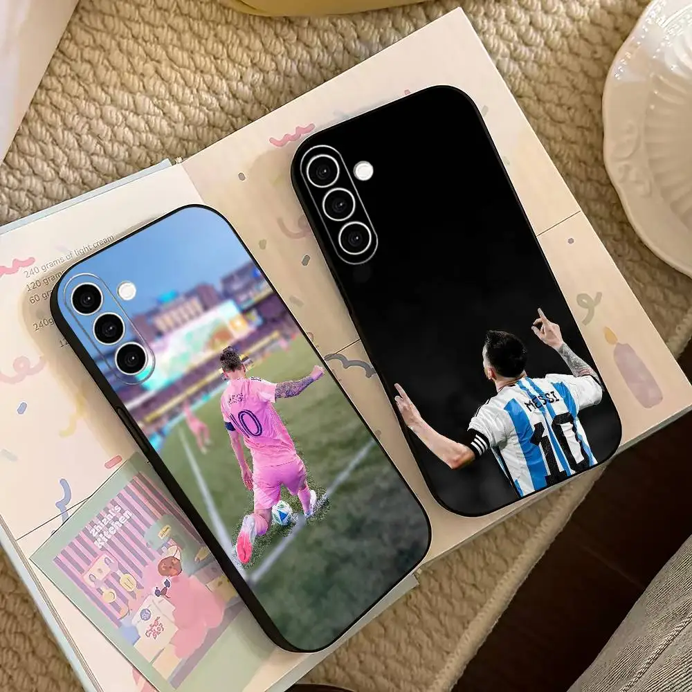 King Football Messi-i   Phone Case For Samsung Galaxy A73,A72,A71,A70,A53,A52,A51,Others Soft Black Cover
