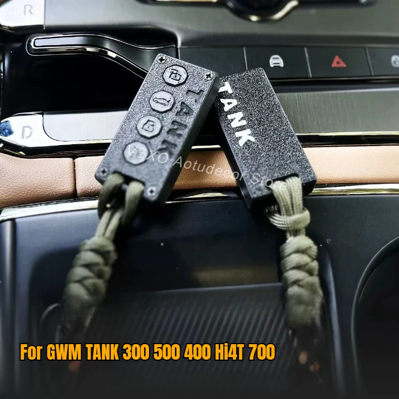 For GWM TANK 300 500 400 Hi4T 700 2026 Lightweight Key Replacement Shell Modification Case Electric Vehicle Key Protector Cover