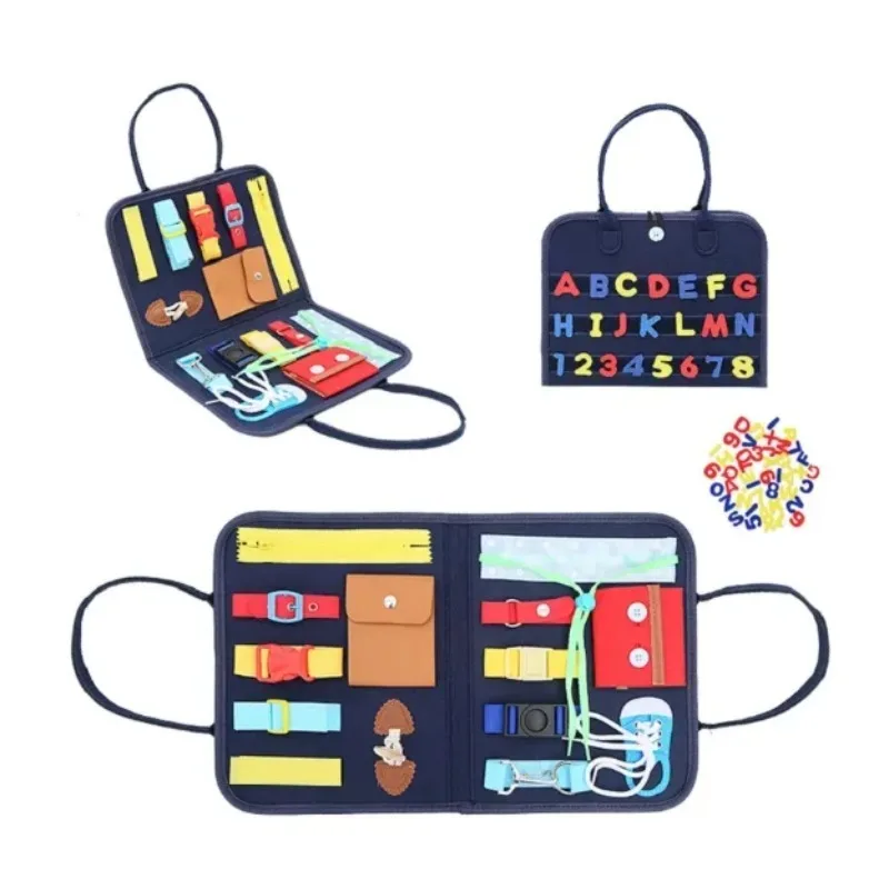 Child Dementia Sensory Pad Elderly Patient Pressure Anxiety Relief Alzheimer Fidget Blanket Autism Intelligence Felt Study Board