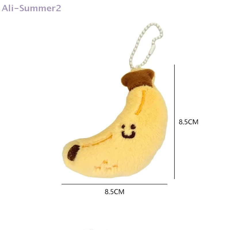 Cartoonish Plush Fruit Keychain; Adorable Lemon Cherry Bag Hanging Decoration; Perfect Present for Friends and Couples.