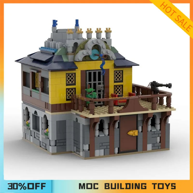 792PCS Customized MOC 31120 - Medieval Inn Model Building Blocks Technology Bricks DIY Creative Assembly Toys Holiday Gifts