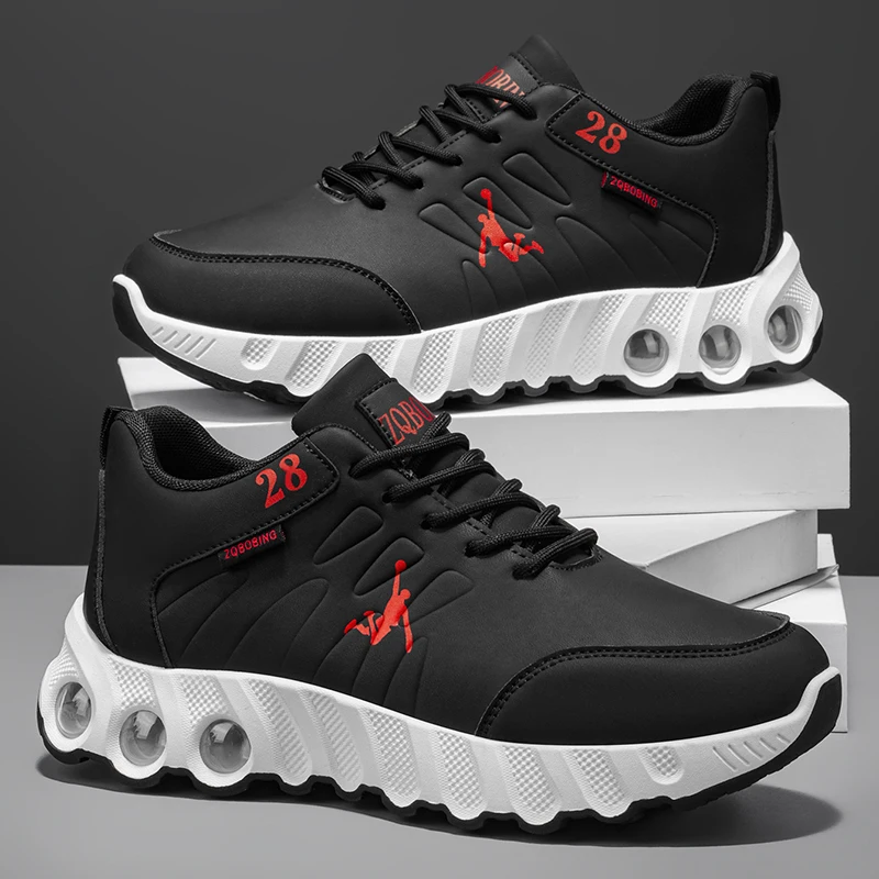 2026 Spring and Autumn Large Size Men's Shoes Thick-Soled Lightweight Casual Shoes Trendy Versatile Men's Unique Basketball Sneakers Comfortable Running Shoes
