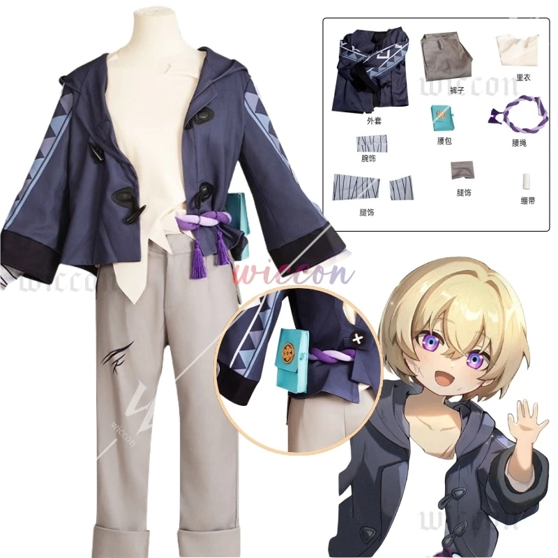 

Aventurine Kakavasha Cosplay Costume Game Honkai: Star Rail Men Halloween Costume Aventurine Plus Size