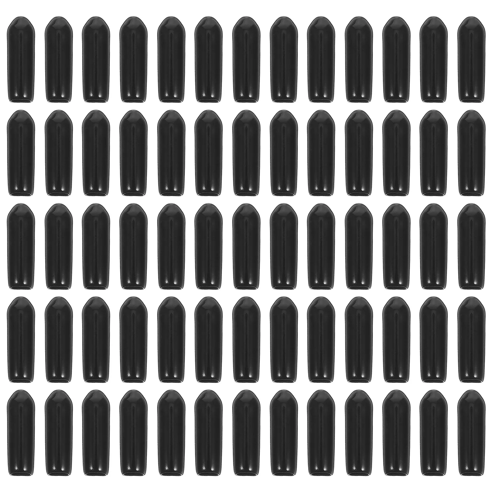 

500pcs Pegboard Hook Caps Black 5mm PVC Insulation Covers Safety Enhancers ForBoard Storage Accessories