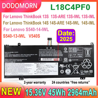 DODOMORN Laptop Battery L18C4PF0 For Lenovo ThinkBook 13S-ARE 13S-IWL 13S-IML 14S-ARE 14S-IWL High Quality L18M4PF0 L18D4PF0