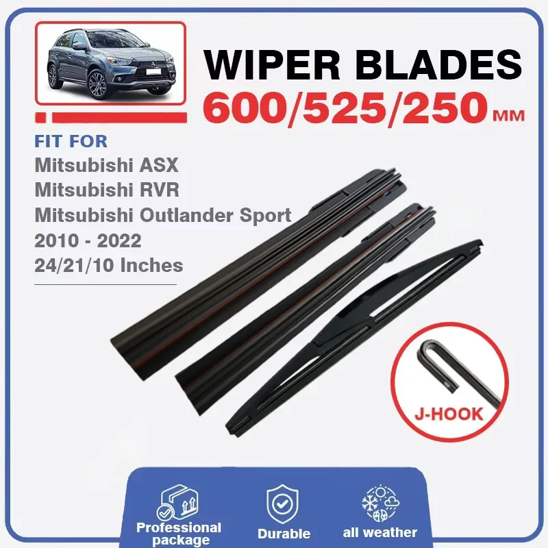 

Car Wiper Blades For Mitsubishi ASX RVR Outlander Sport 2010 - 2022 Windscreen Windshield Window Washer Cutter Car Accessories
