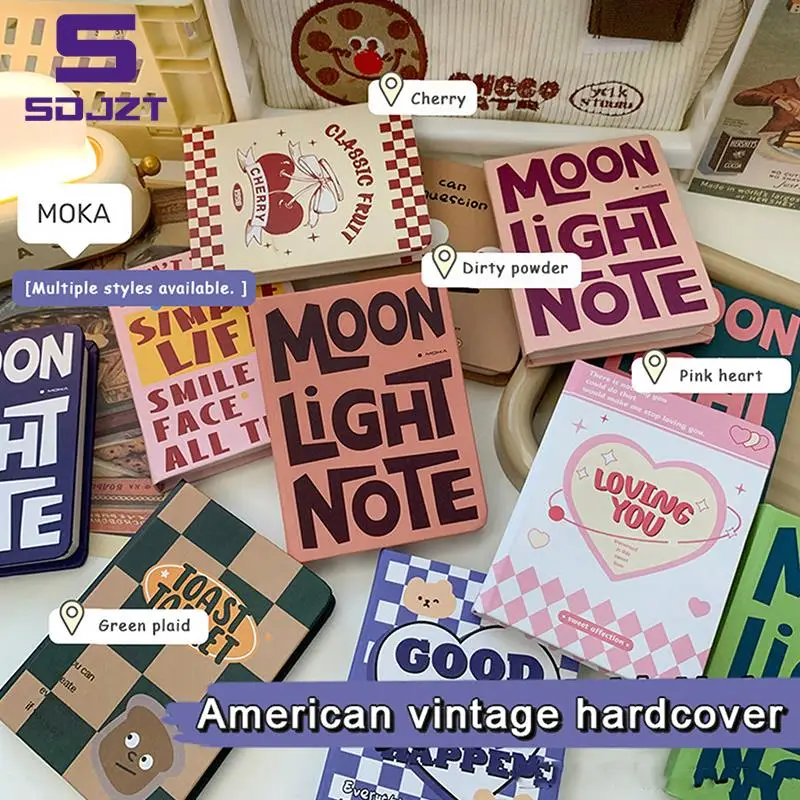 A6 A7 American Retro Notebook Various Patterns Student Note Book High Appearance Portable Notepad Journal Travelers Notebook