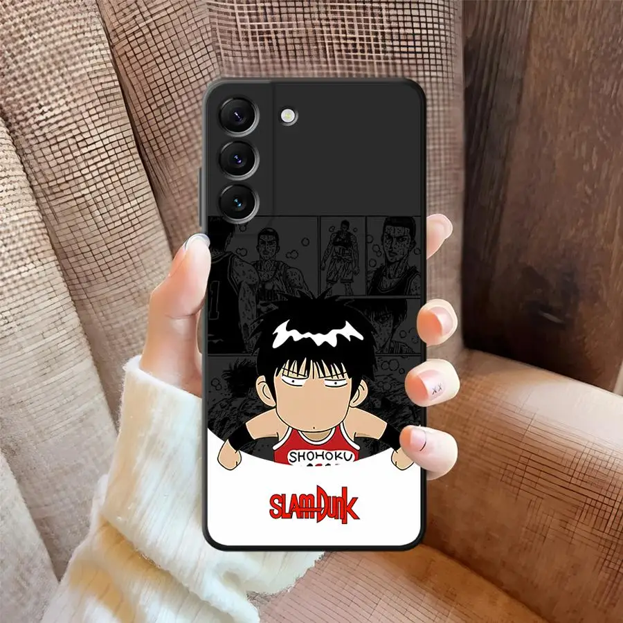 Мягкий чехол для телефона Anime Slams Dunks Cool для Samsung Galaxy A06 A01 A02 A30 A40 Note 20 Ultra 9 10 A03 A50 A70 A04 A05
