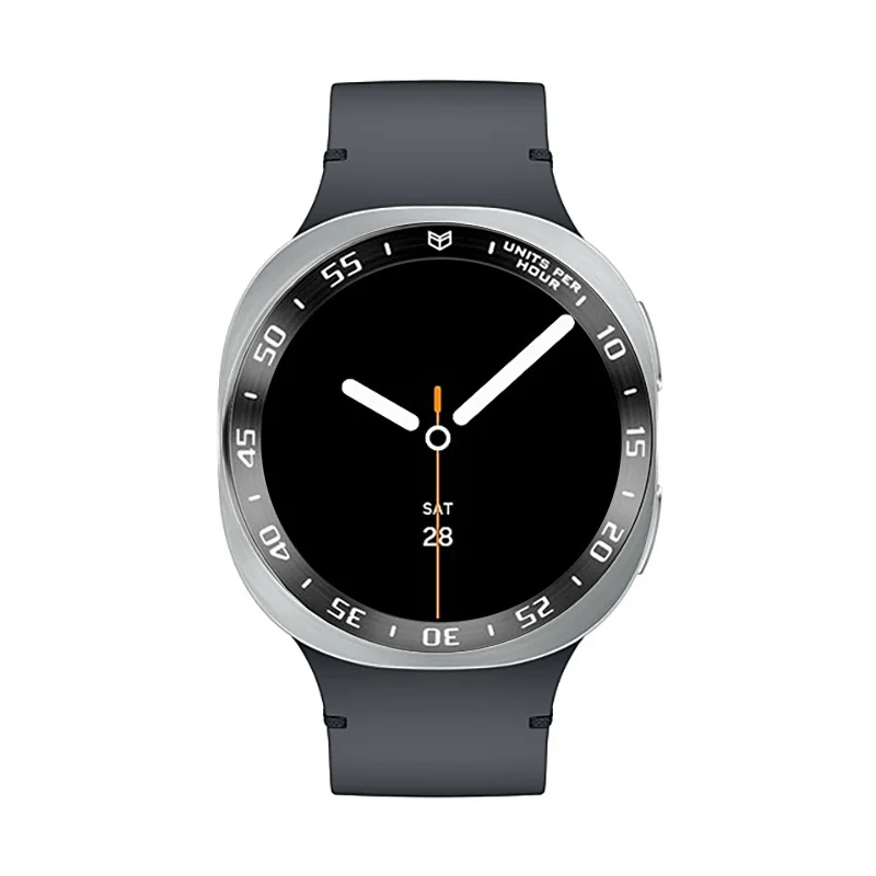 Bisel de parachoques de Metal para Samsung Galaxy Watch 8, 40mm, 44mm, marco de escala de velocidad y tiempo, anillo protector para Galaxy Watch 8 Classic 46mm