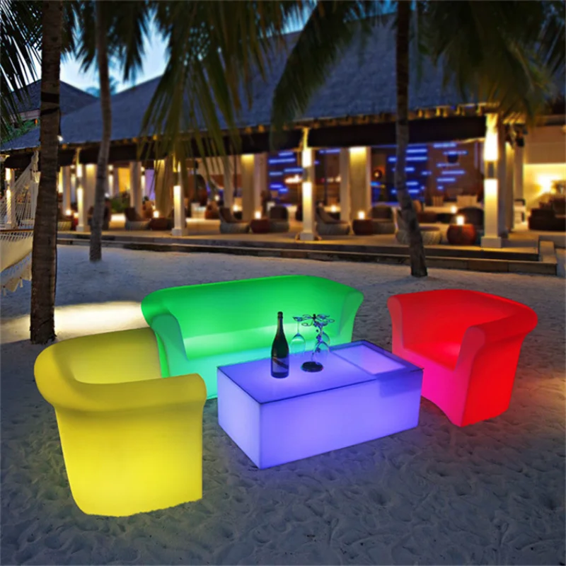 

Модная мебель для ночного клуба, стол со светодиодной подсветкой