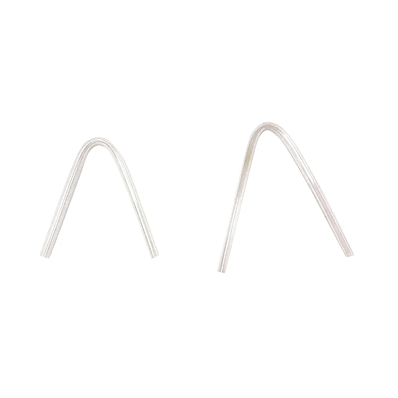 U شكل BTE Earmold السمع عازمة أنابيب بولي كلوريد الفينيل شفافة Earmold أنبوب أنابيب DIY بها بنفسك BTE السمع الملحقات