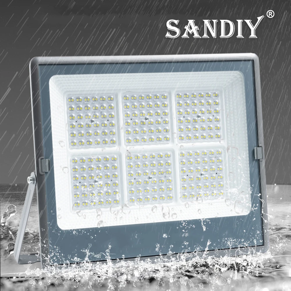 SANDIY Outdoor LED Spotlight Stadium Projector 200W 600W High Brightness Reflector 100W 800W Construction Spotlight Garage Light