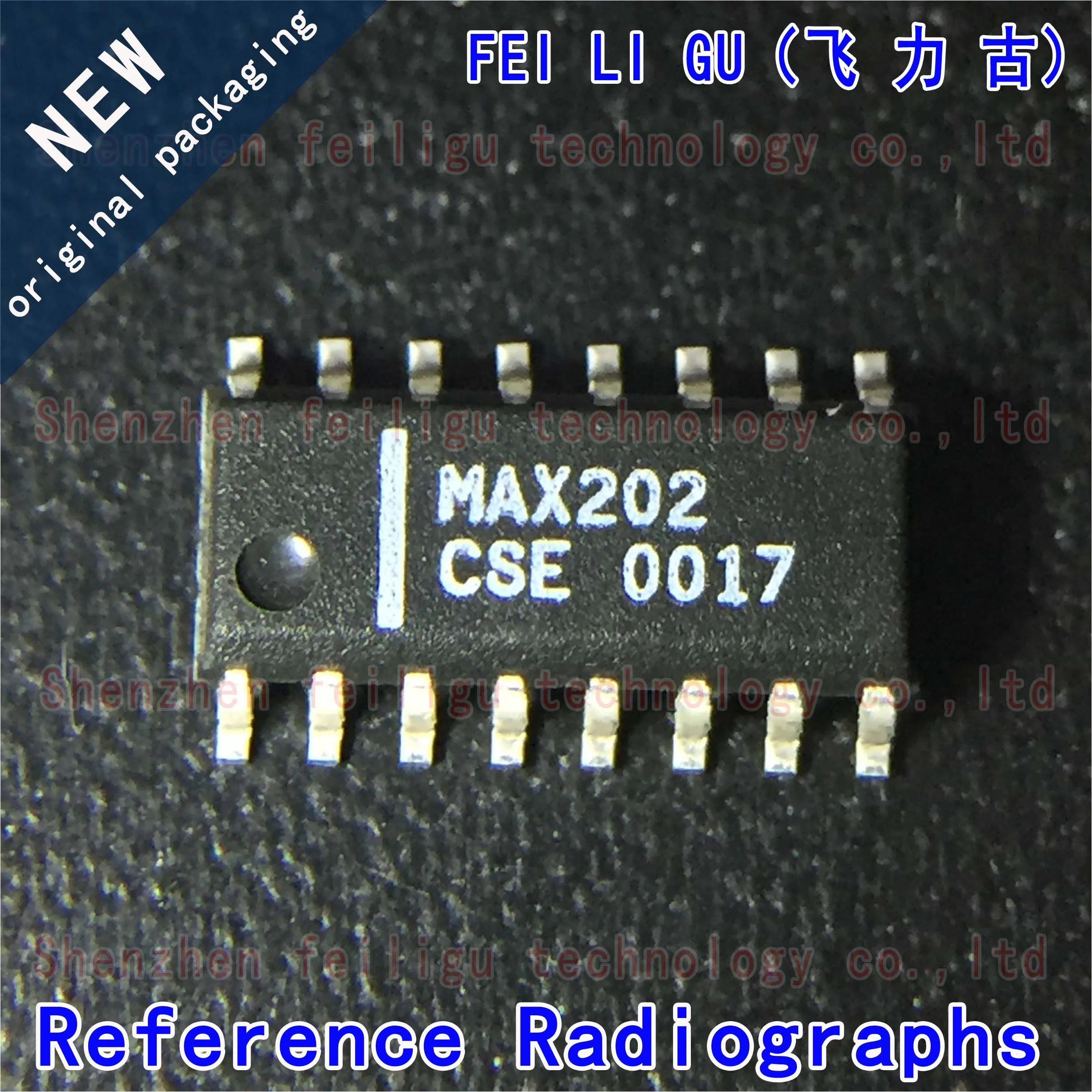 

1~30PCS 100% New original MAX202CSE+T MAX202CSE MAX202 package:SOP16 driver receiver RS232 chip