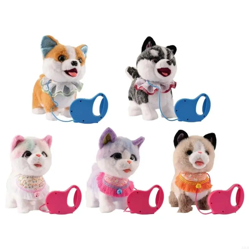 Safe Electric Plush Toy With Simulation Sound For Toddler Comfort Interactive Play Realistic Animal Doll Soothing Fun A2UB