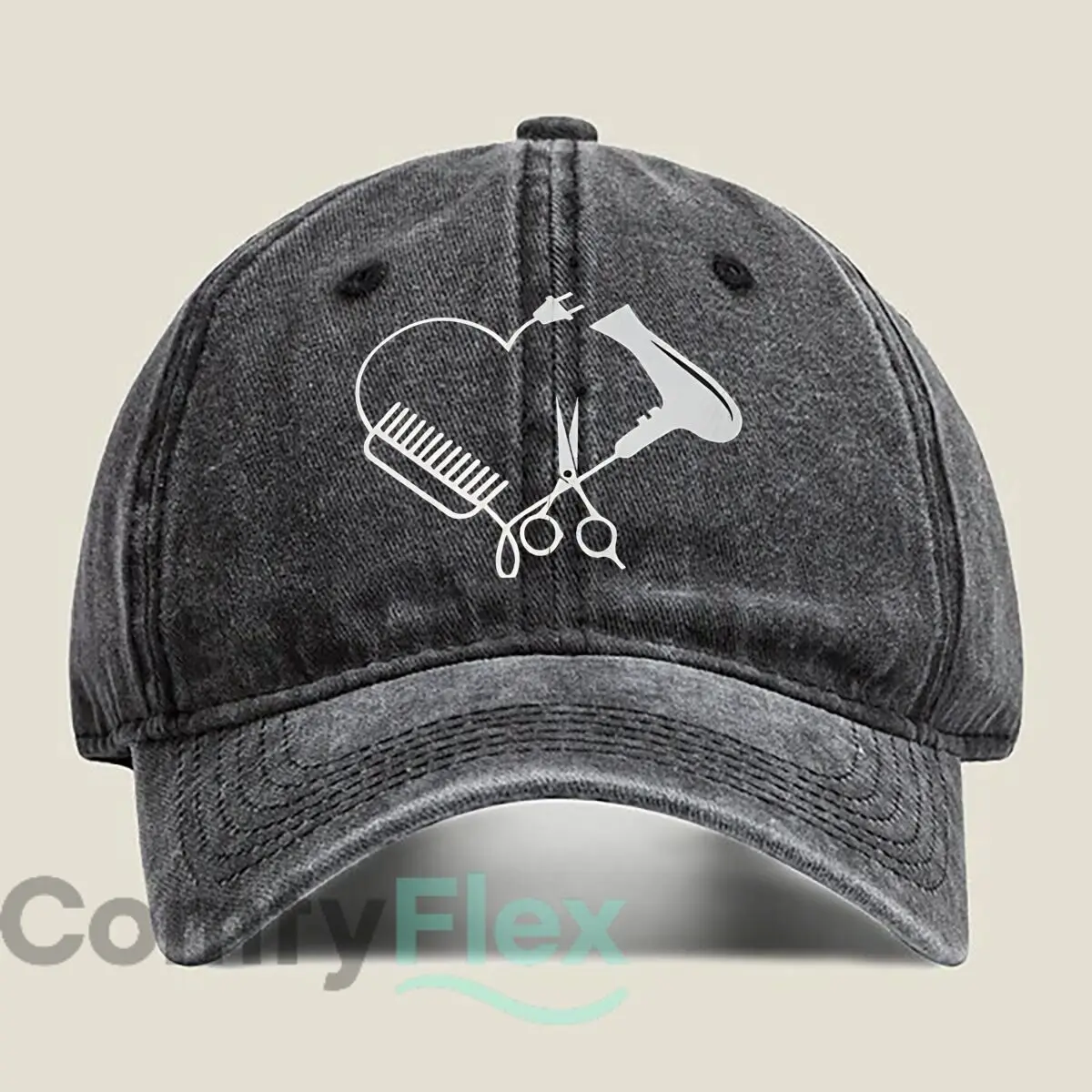 Hair Salon Tools Fashion Washed Baseball Cap Outdoor For Womens Unisex Female Beach Dad Hat Hip Hop