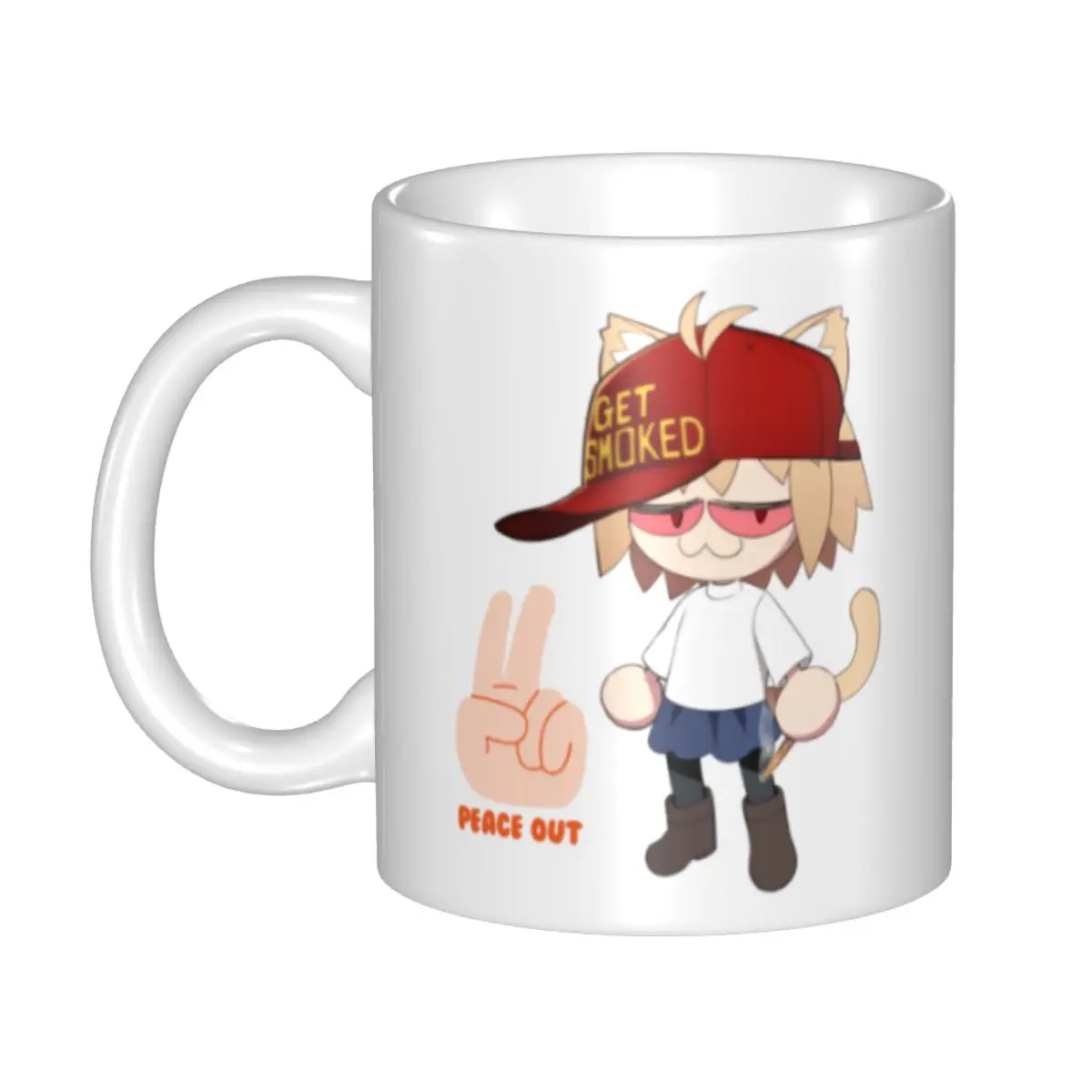 

Neco Arc Cartoon Animated Cat Coffee Mugs DIY Personalized Ceramic Mug Creative Present