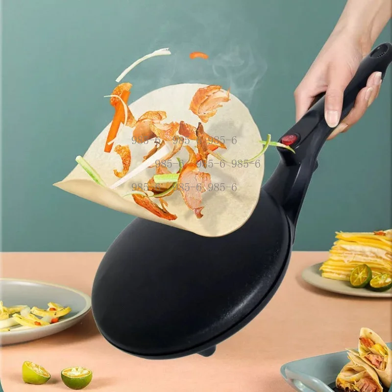 Non-Stick Electric Griddle Cooking Tool, For Crepe, Pancake, Pizza, Cake and Chinese Spring Roll Making