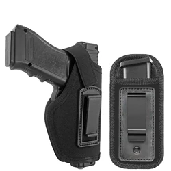 Funda táctica oculta para pistola de transporte, funda para pistola de caza, bolsa para una sola revista para Glock de 9mm