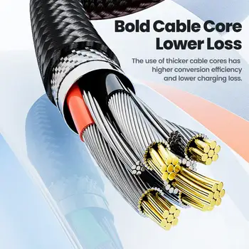 Toocki 540 旋轉磁吸式 USB Type-C 連接線,適用於 iPhone 12 X 小米快充 Micro USB Type-C 磁吸充電線線 8 最佳銷售 磁吸式 USB-C 連接線 - №4