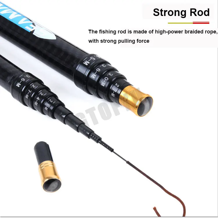 New Super-hard Ultra-light Carbon Fishing Rod Short Section Four Lengths of Each Rod Are Available Adjustable Stream Fishing Rod