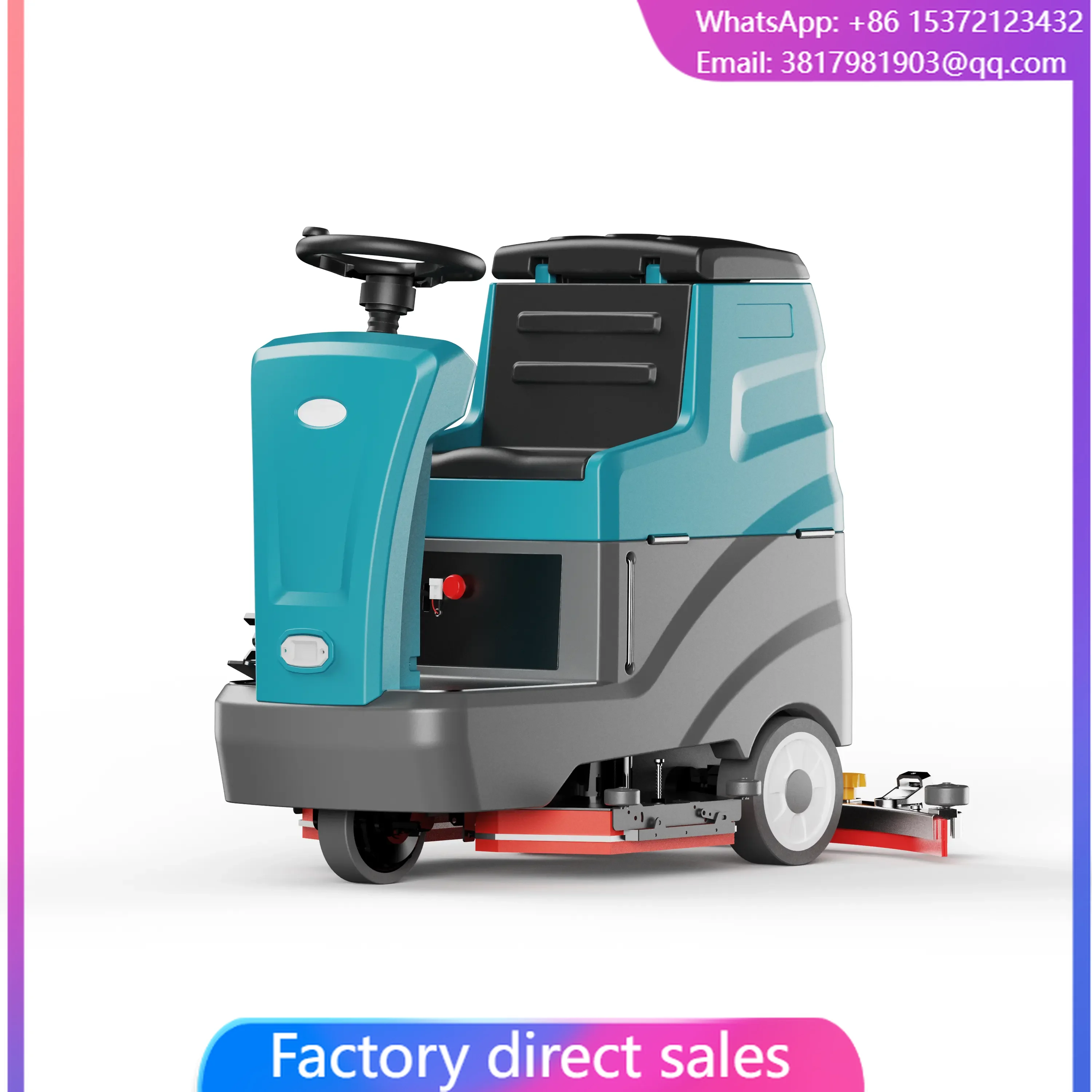 

EVERLIFT FC-75-A Automatic Floor Sweeper Robot Industrial Cleaning Machine Street Sweeper Machine Warehouse Factory Maintenance