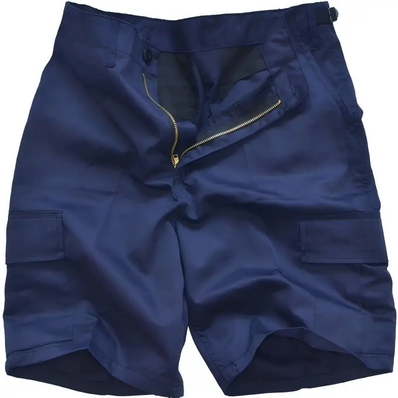 

Military Commercial Edition US Navy Shorts With 6 Pockets, Twill Fabric, Copper Zipper, And A Japanese Button At The Waist