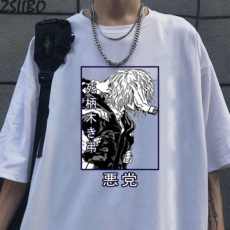 Camisetas Shigaraki Tomura para hombre y mujer, camisa de manga corta con personalidad, estilo Anime, Harajuku, gran oferta, Verano