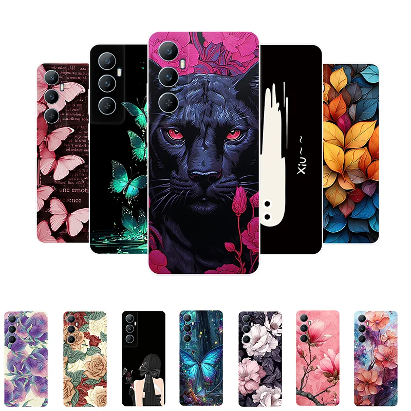 For Realme C65 4G Case C 65 Animal Soft TPU Protective Silicone Case for Realme C65 RMX3910 Back Cover RealmeC65 Phone Cases