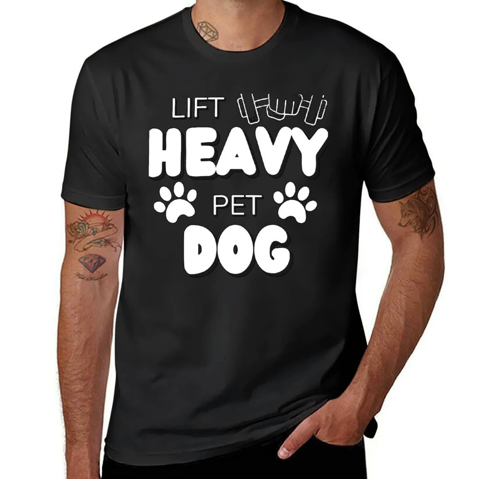 

Dogs Weight Lifter Dog T-Shirt vintage clothes new edition designer t shirt men