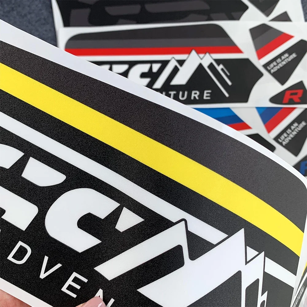For BMW R1200 GS/GSA13-18 R1250 GS/Adv19-22 3M Motorcycle Swingarm Decal Adventure Triple Black Waterproof Sticker Accessories