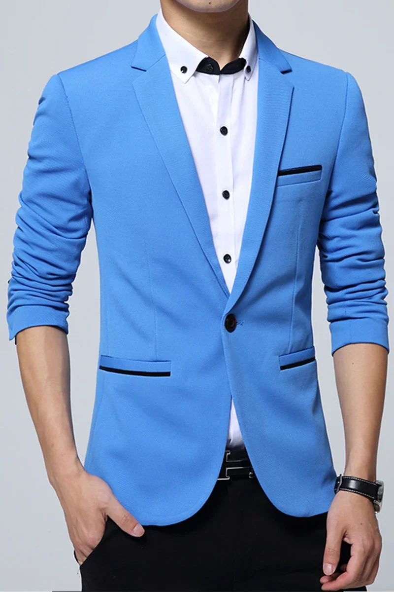 Autumn and Winter Explosions Single West Five-color Large Size Suit Black