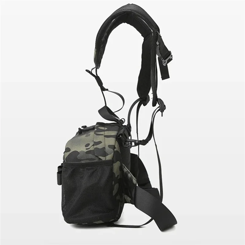 ABVE-Fishing Bag For Men Hiking Vest Backpack Sports Molle Outdoor Camping Fanny Pack Travel Single Duffel Bag Utility
