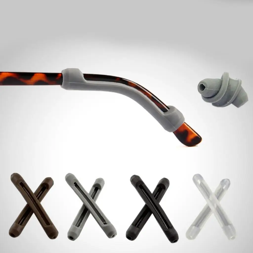 

5 Pairs Anti Glasses Tip Eyeglasses Grip Temple Holder Sleeve