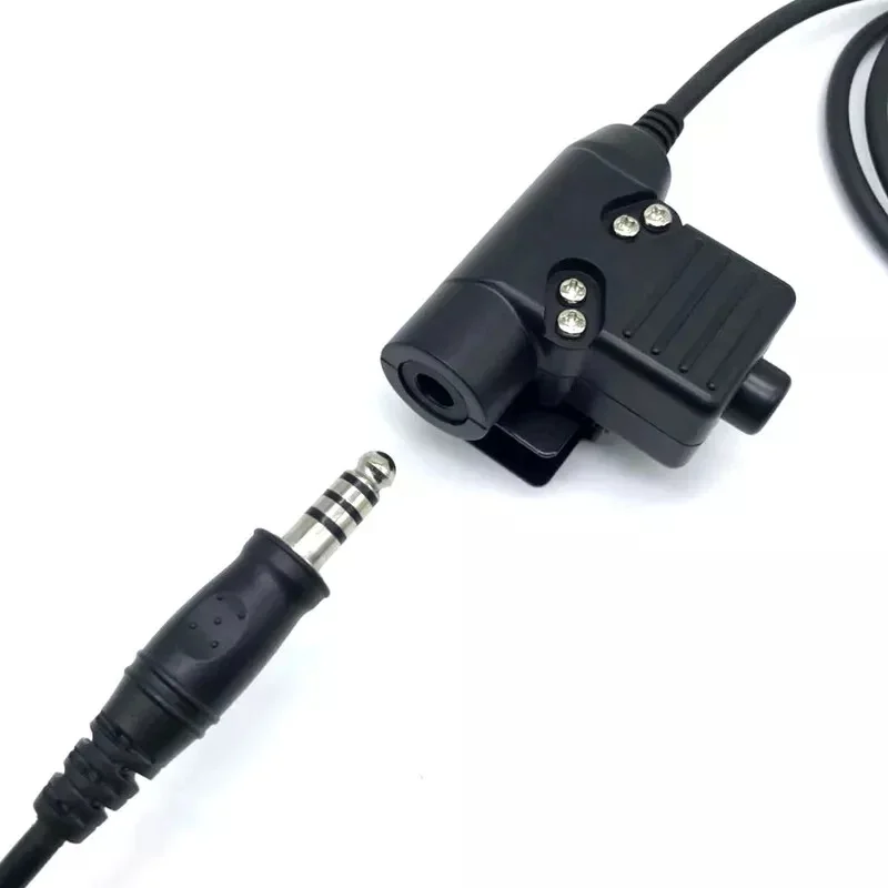 Adaptador de enchufe de Cable para walkie-talkie, dispositivo táctico Bowman Elite U94 PTT, 10 piezas, HYT PD702 PD780 PD785, novedad