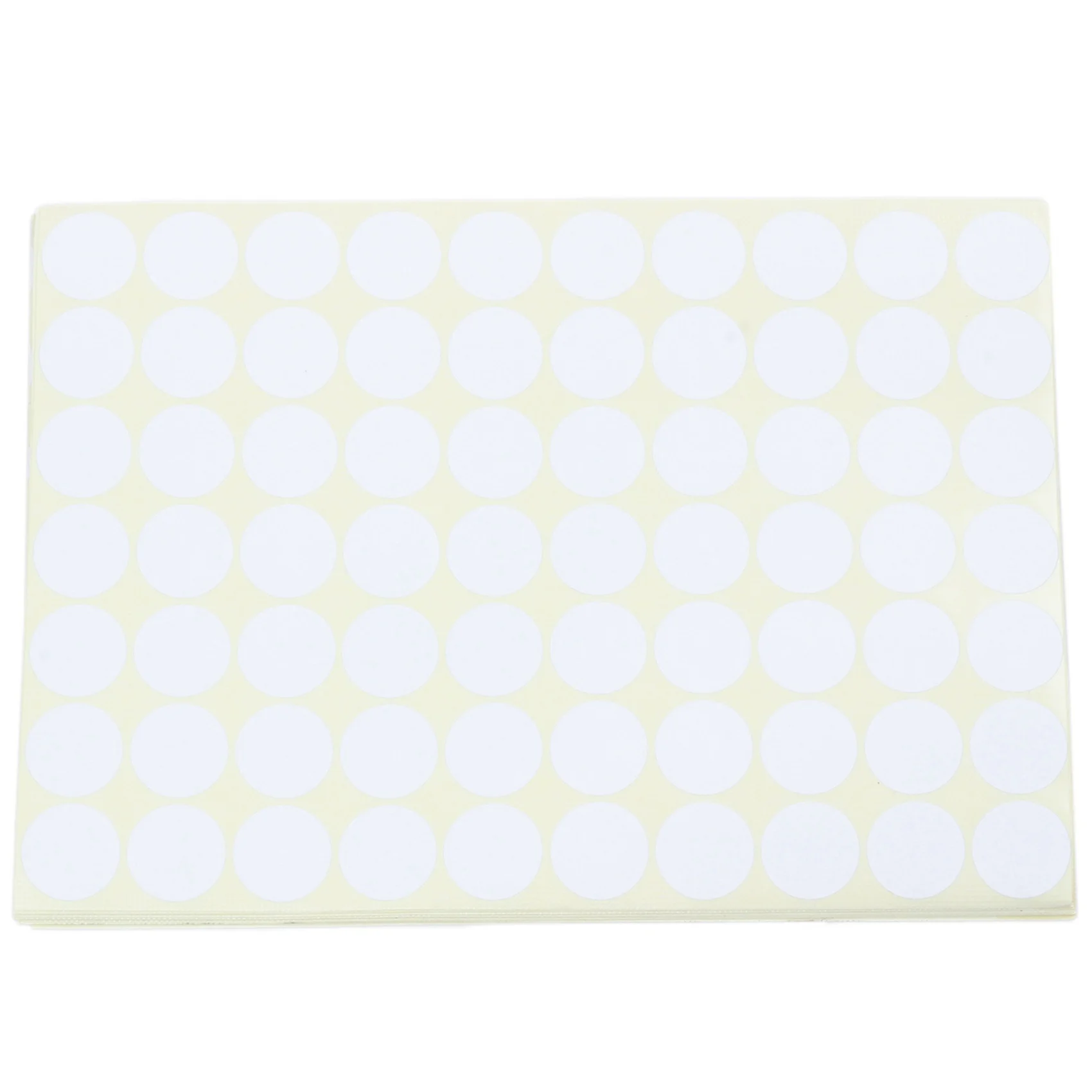 ABRI-90Pcs 19Mm Circles Round Code Stickers Self Adhesive Sticky Labels White