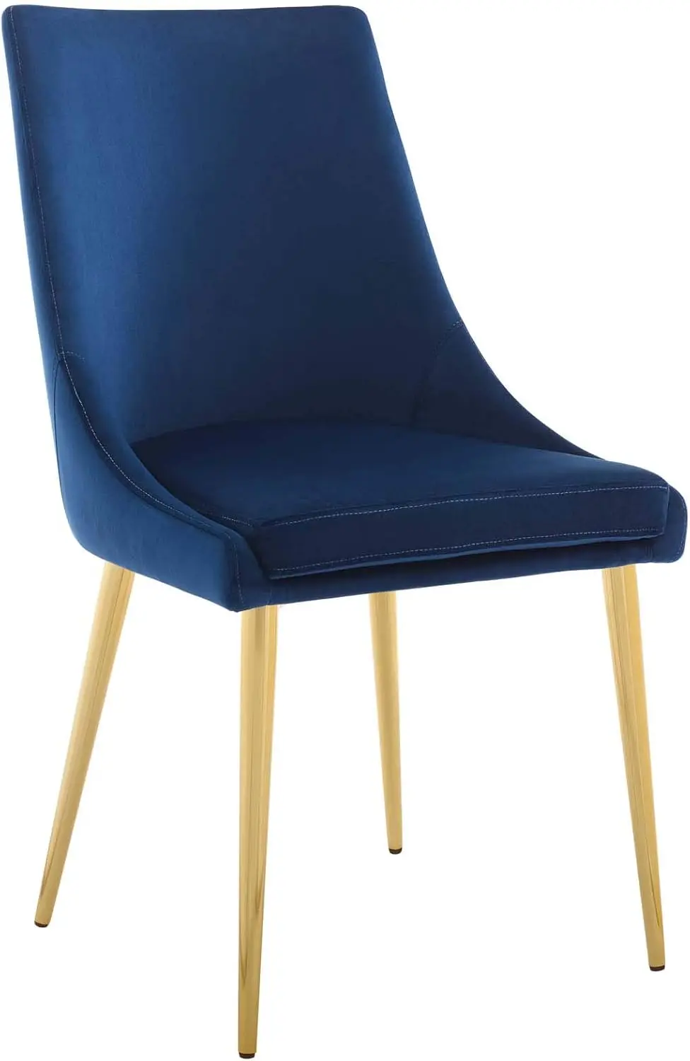 

Viscount Modern Accent Performance Velvet Dining Chair, Navy